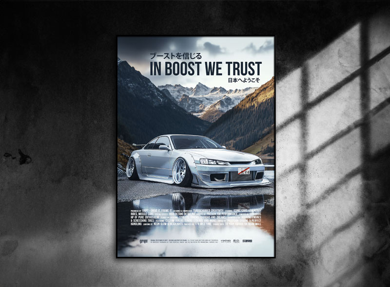 Plakat Nissan Silvia